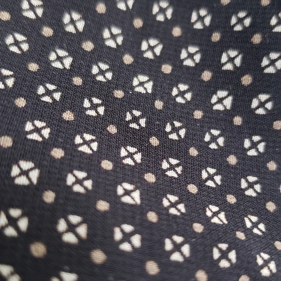 Loft Sheer Black Ruffle Blouse Long Sleeved - Picture 6 of 11